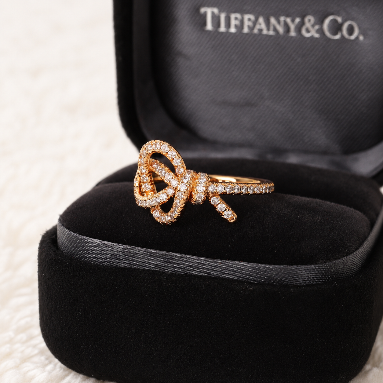 TIFFANY&CO – Knot Double Row Ring