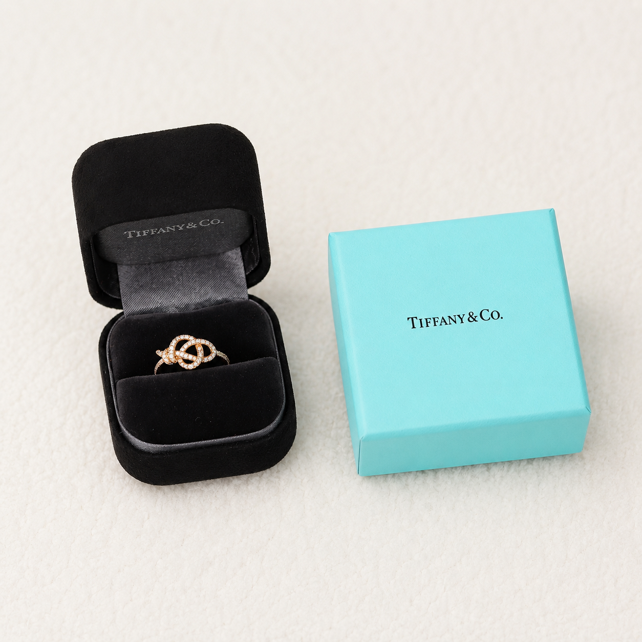 TIFFANY&CO - Knot Double Row Ring