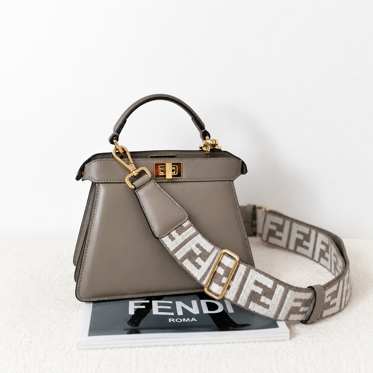 Fendi – Peekaboo Petite Grey