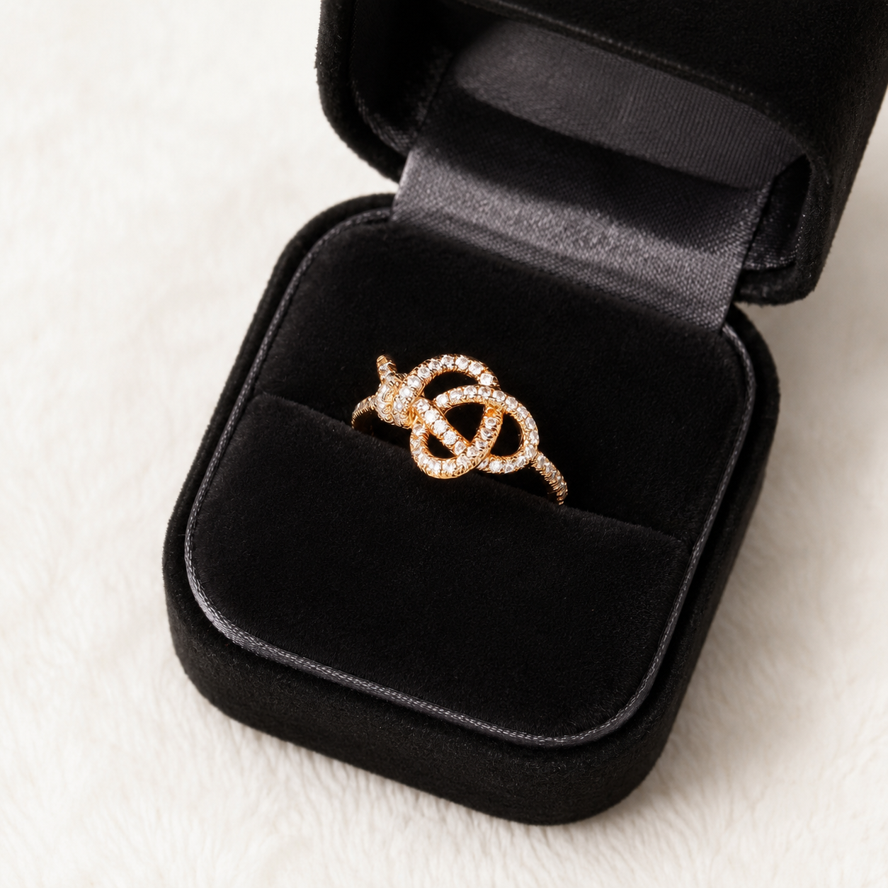 TIFFANY&CO – Knot Double Row Ring