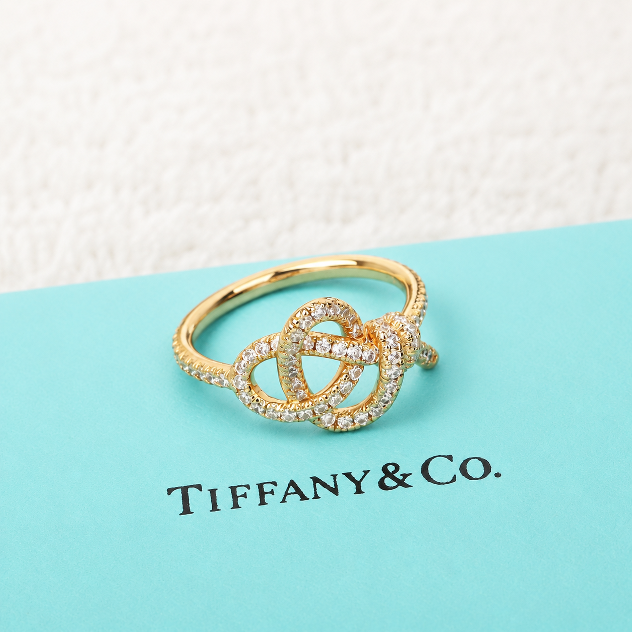 TIFFANY&CO – Knot Double Row Ring