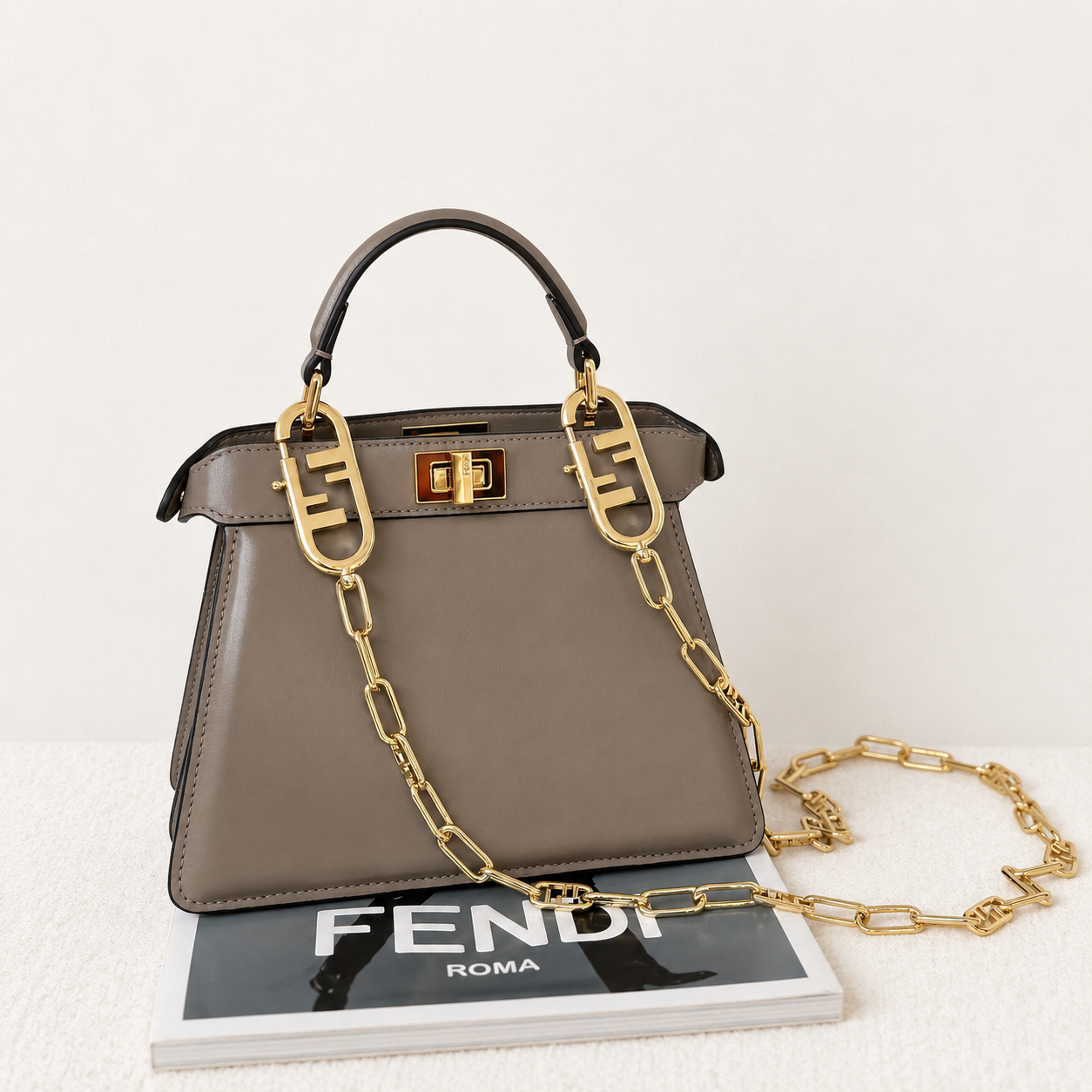 Fendi – Peekaboo Petite Grey
