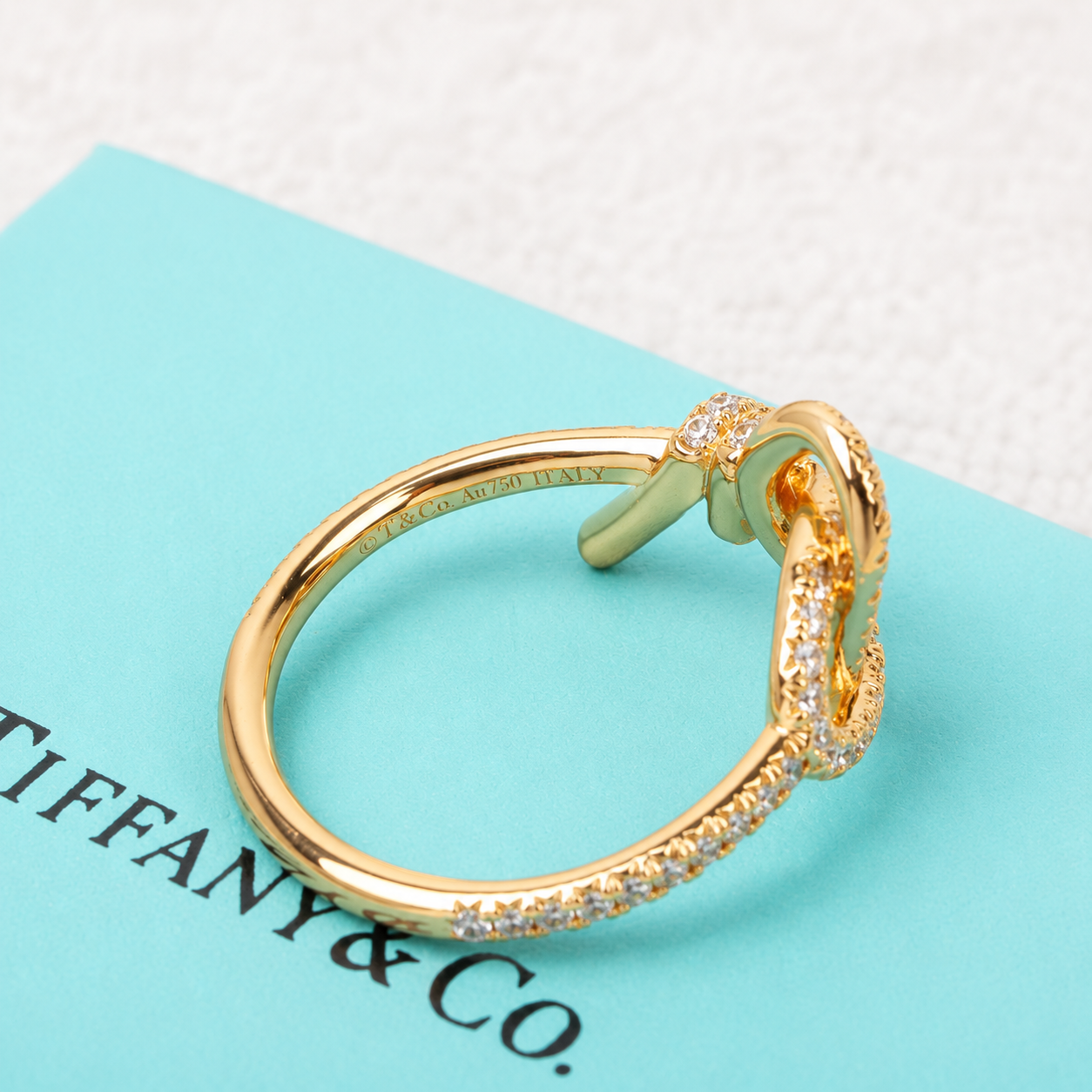 TIFFANY&CO – Knot Double Row Ring